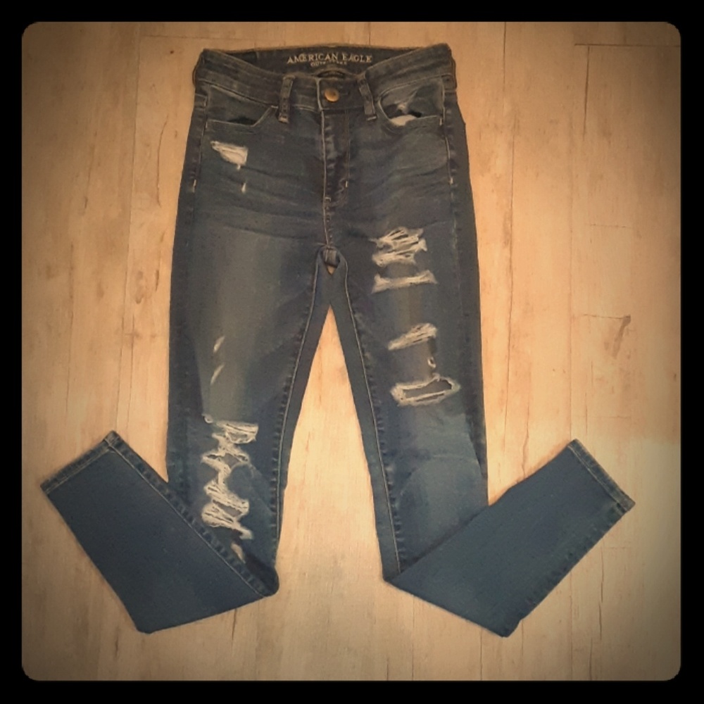 American Eagle | Ripped Skinny Jeans